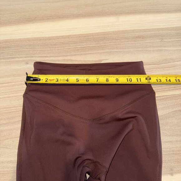 NWOT EXHALI x Apres Hours Staple Brown Athletic Leggings Women's X-Small XS - Picture 7 of 8